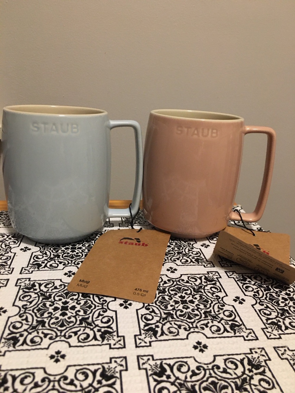 NWT Set of Two Staub Ceramic Mug 16.06 fl oz  | 475 ml